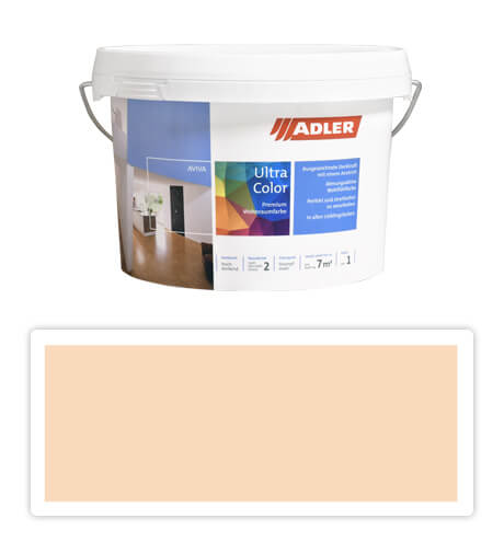 Adler Aviva Ultra Color - maliarska farba na steny v interiéri 1 l Schwalbenwurz AS 09/2