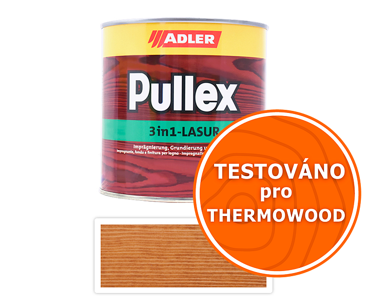 ADLER Pullex 3in1 Lasur - tenkovrstvová impregnačná lazúra 0.75 l Smrekovec 4435050045
