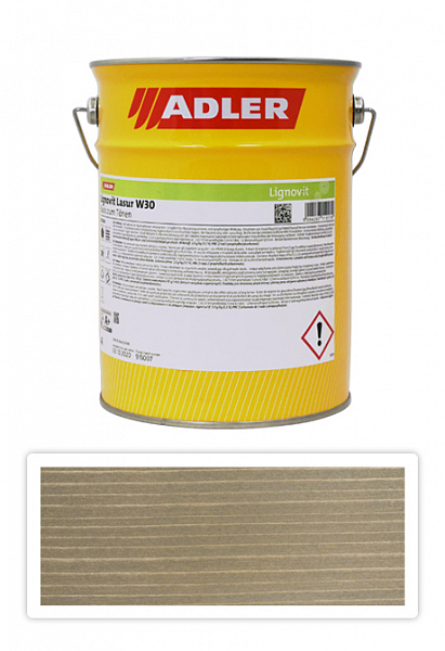 ADLER Lignovit Lasur - vodou riediteľná lazúra na drevo v exteriéri 4 l Naturgrau 53955