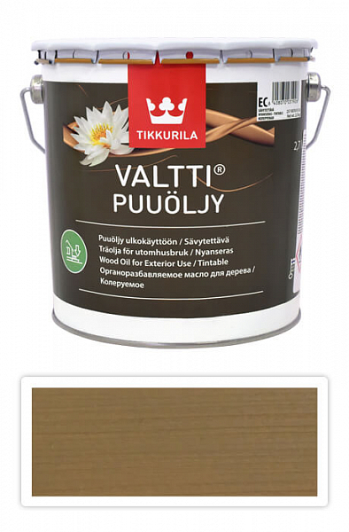 TIKKURILA Valtti wood oil - olej na terasy a nábytok 2.7 l Heinä 5064