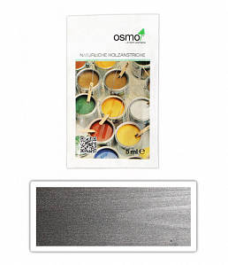 OSMO Ochranná olejová lazúra Efekt 0.005 l Onyx strieborný 1143 vzorka
