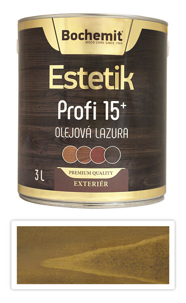 BOCHEMIT Estetik Profi 15+ olejová lazúra 3 l Dub