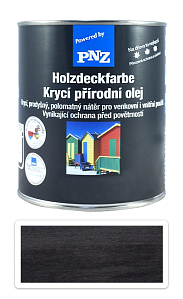 PNZ Krycí prírodný olej 0.75 l Schwarzgrau / Čiernošedá