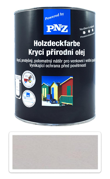 PNZ Krycí prírodný olej 2.5 l Lichtgrau / Svetlosivá