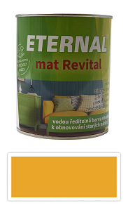 ETERNAL mat Revital - univerzálna vodou riediteľná akrylátová farba 0.7 l Žltá RAL 1028