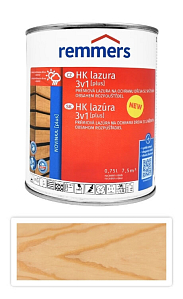 REMMERS HK lazúra 3v1 Plus - ochranná lazúra na drevo pre exteriér 0.75 l Bezfarebná