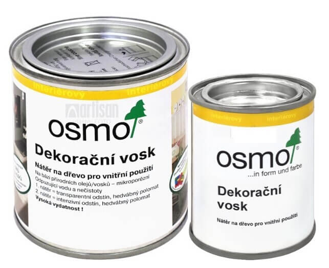 OSMO Dekoračný vosk – balenie 0.125 l a 0.375 l