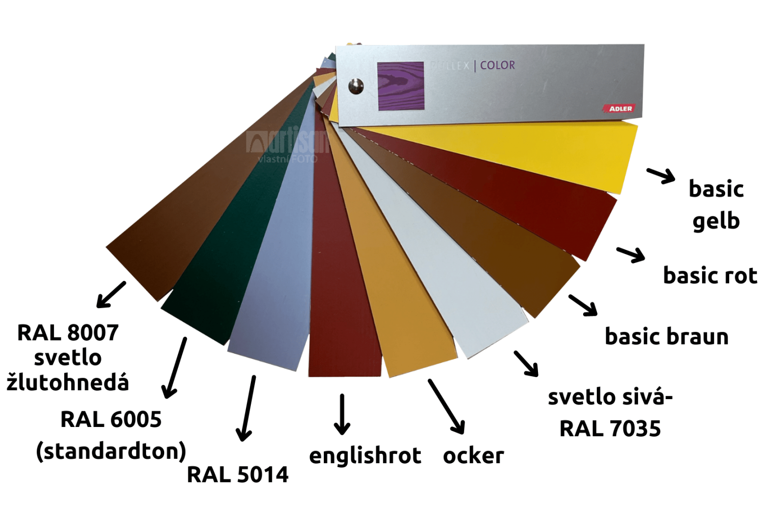 vzorkovník ADLER Pullex Color ľahšie rozhodovanie