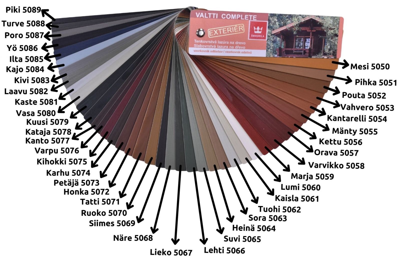 vzorkovník OSMO Sedliacka farba pre ľahšie rozhodovanie