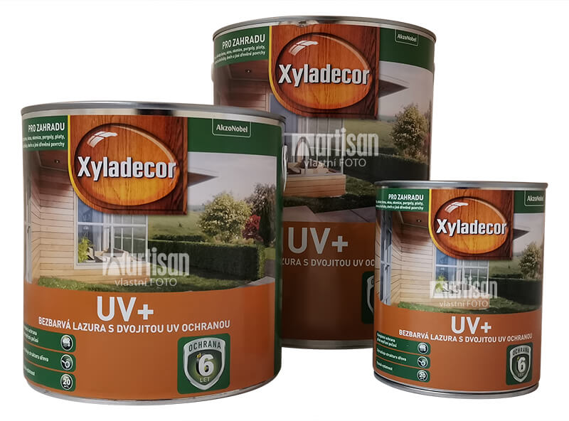 XYLADECOR UV+ - balenie 0.75 l, 2.5 l a 5 l