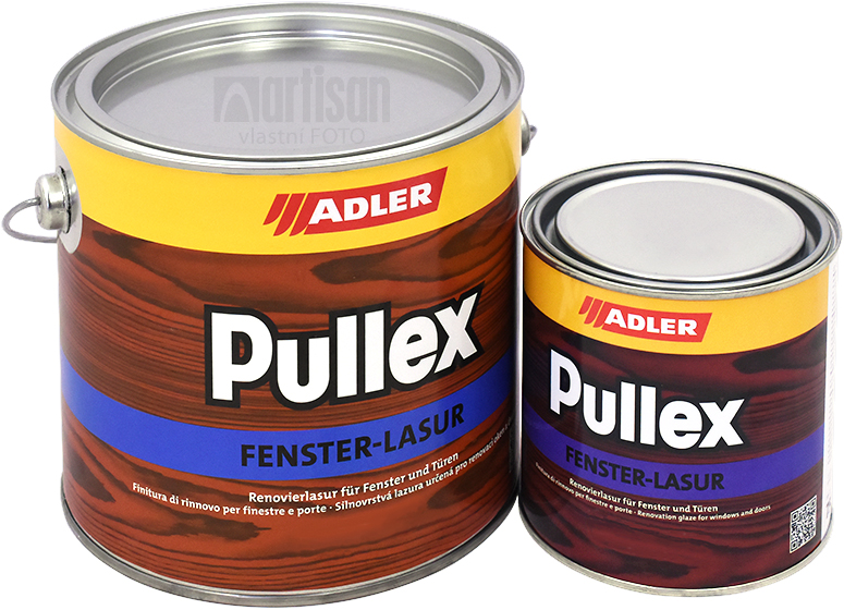 ADLER Pullex Fenster Lasur v objeme 0.75 l, 2.5 l