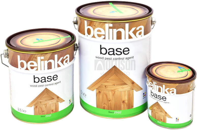 Belinka Base - impregnácia na drevo v objeme 0.75 l, 2.5 l a 5 l