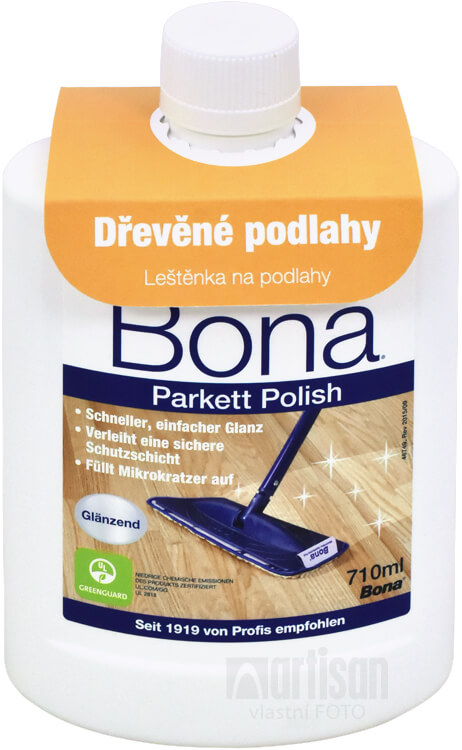  BONA Parkett Polish - leštenka na drevené podlahy v objeme 0.71 l