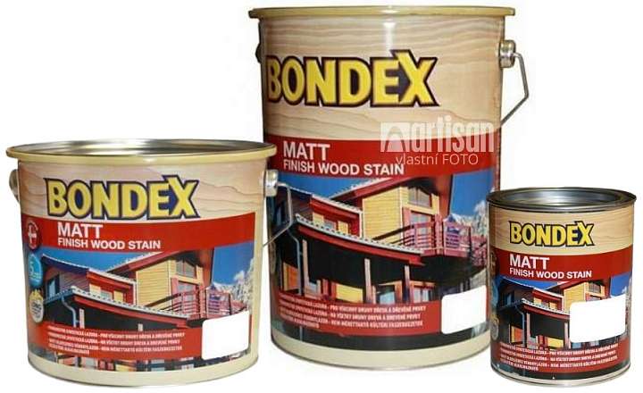 BONDEX Matt - balenie 0.75 l, 2.5 l a 5 l
