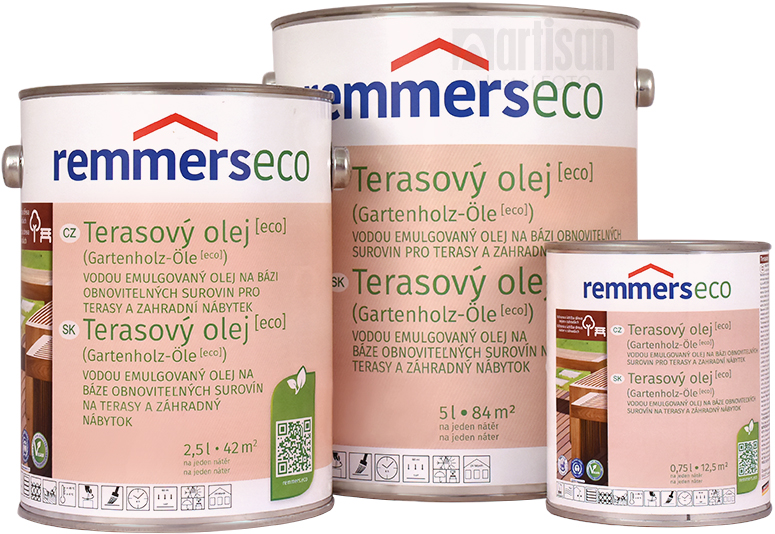 REMMERS Terasový olej ECO - balenie 0.75 l, 2.5 l a 5 l