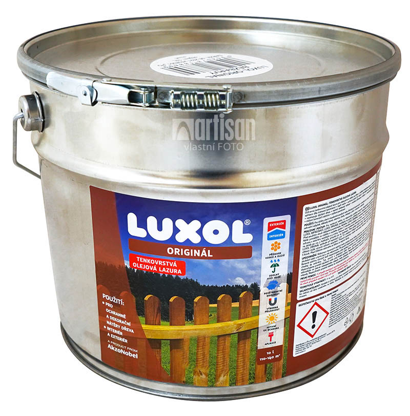LUXOL Originál - dekoratívna tenkovrstvová lazúra na drevo 10 l Eben