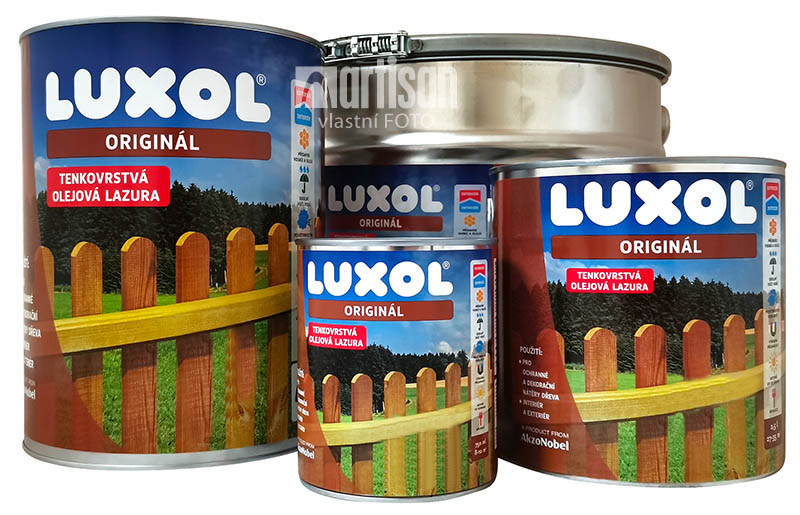 LUXOL Originál - dekoratívna tenkovrstvová lazúra na drevo 10 l Eben