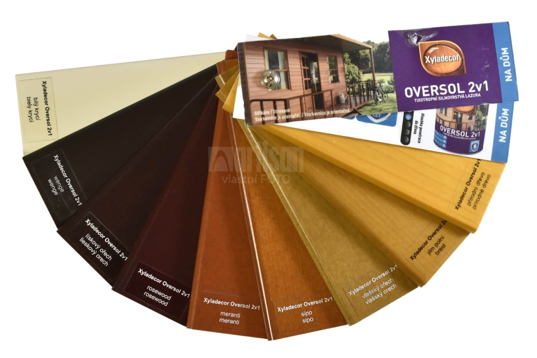 XYLADECOR Oversol 2v1 - tixotropná silnovrstvová lazúra na drevo 2.5 l Sipo