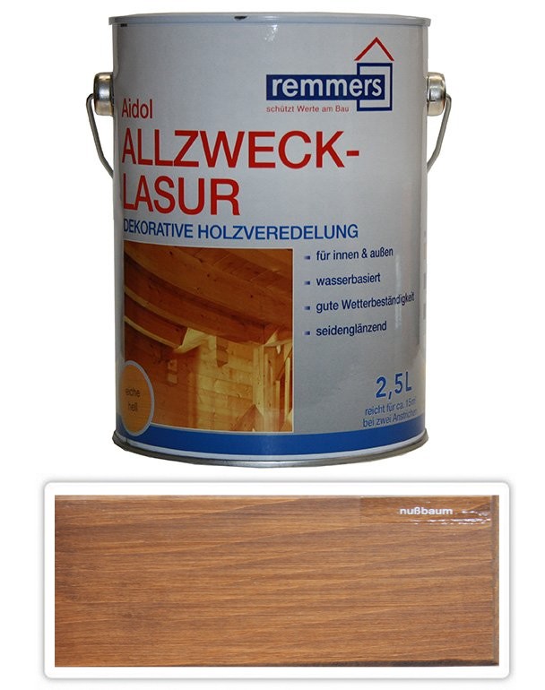REMMERS Allzweck-lasur - vodou riediteľná lazúra 2.5 l Orech