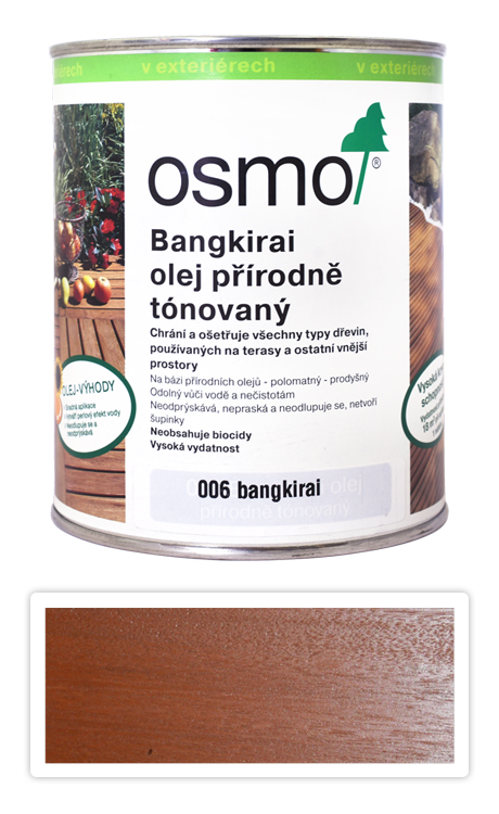OSMO Špeciálny olej na terasy 0.75 l Bangkirai 006