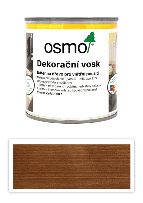 OSMO Dekoračný vosk transparentný 0.375 l Zlatý javor 3123