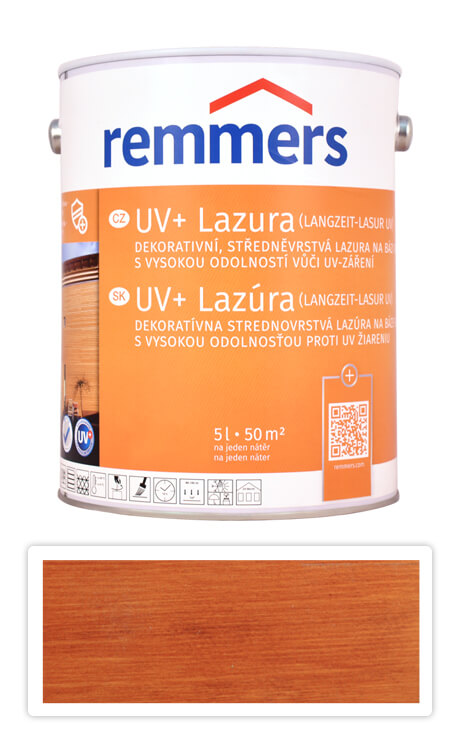 REMMERS UV+ Lazúra - dekoratívna lazúra na drevo 5 l Teak