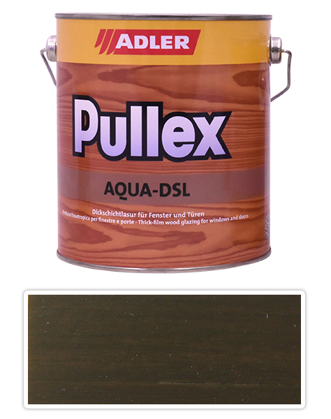 ADLER Pullex Aqua DSL - vodou riediteľná lazúra na drevo 2.5 l Steppe LW 05/3