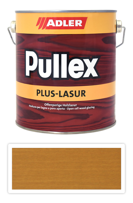 ADLER Pullex Plus Lasur - lazúra na ochranu dreva v exteriéri 2.5 l Lockenkopf ST 01/4