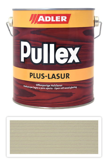 ADLER Pullex Plus Lasur - lazúra na ochranu dreva v exteriéri 2.5 l Weisse Tiger ST 06/1