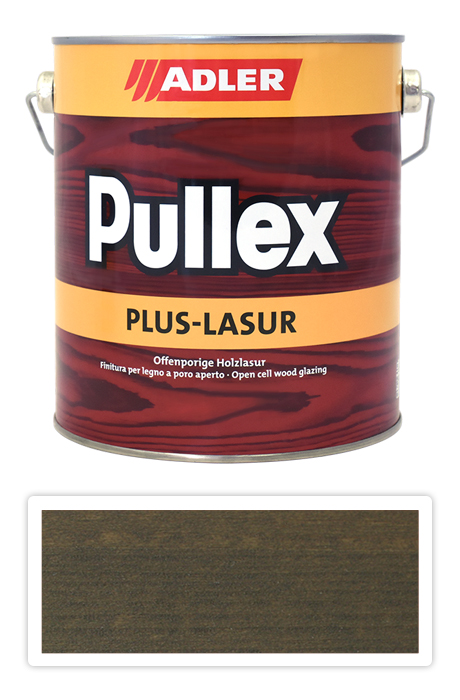 ADLER Pullex Plus Lasur - lazúra na ochranu dreva v exteriéri 2.5 l Grizzly ST 05/2