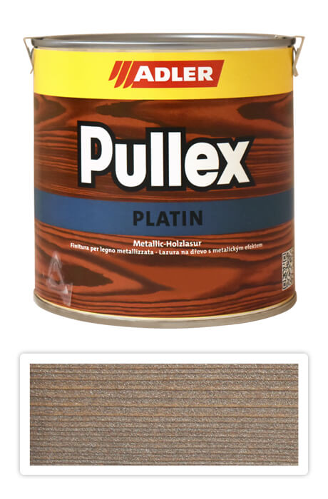 ADLER Pullex Platin - lazúra na drevo pre exteriér 0.75 l Granatbraun