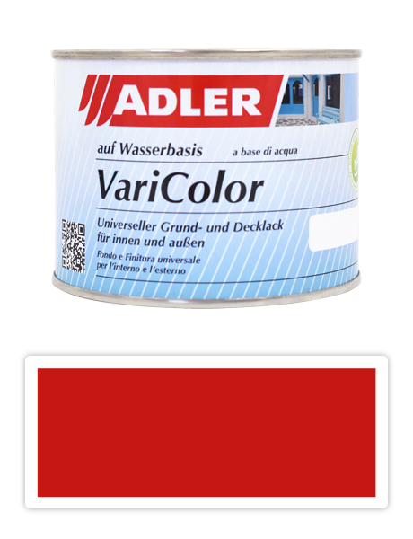 ADLER Varicolor - vodou riediteľná krycia farba univerzál 0.375 l Verkehrsrot / Dopravná červená RAL 3020