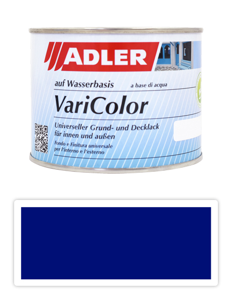 ADLER Varicolor - vodou riediteľná krycia farba univerzál 0.375 l Ultramarinblau / Ultramarínová RAL 5002