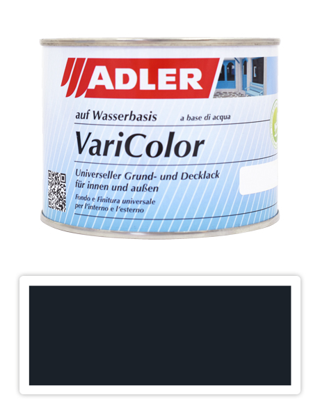 ADLER Varicolor - vodou riediteľná krycia farba univerzál 0.375 l Schwarzgrau / Čiernosivá RAL 7021