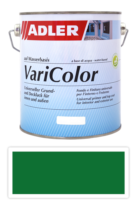 ADLER Varicolor - vodou riediteľná krycia farba univerzál 2.5 l Türkisgrün / Tyrkysová zelená RAL 6016