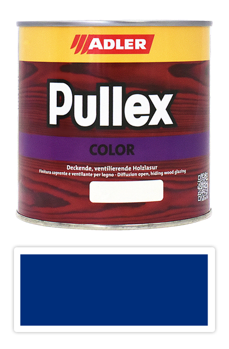 ADLER Pullex Color - krycia farba na drevo 0.75 l Signalblau / Signálna modrá RAL 5005