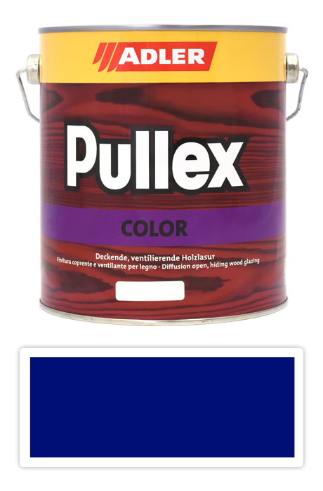 ADLER Pullex Color - krycia farba na drevo 2.5 l Ultramarinblau / Ultramarínová RAL 5002