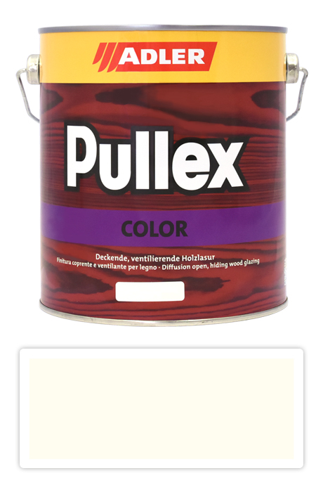 ADLER Pullex Color - krycia farba na drevo 2.5 l Cremeweiss / Krémová RAL 9001