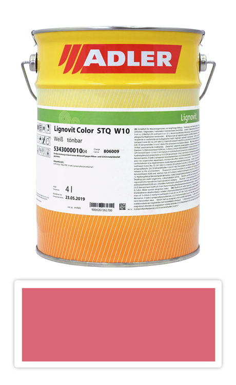 ADLER Lignovit Color - vodou riediteľná krycia farba 4 l Altrosa / Staroružová RAL 3014