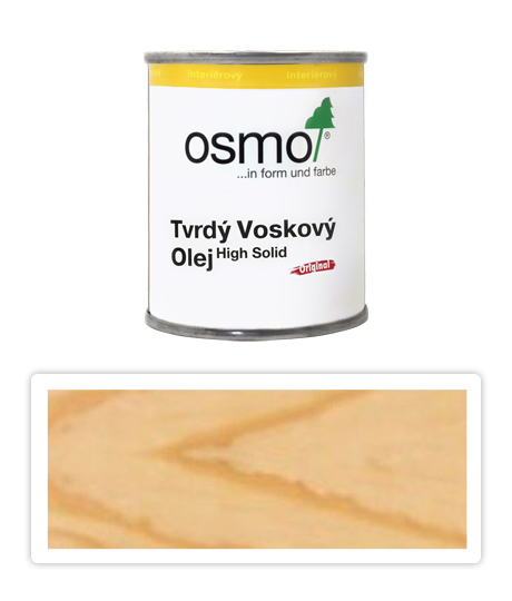OSMO Tvrdý voskový olej pre interiéry 0.125 l Hodvábny polomat 3032 