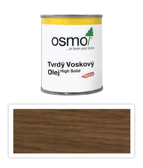 OSMO Tvrdý voskový olej farebný pre interiéry 0.125 l Čierny 3075