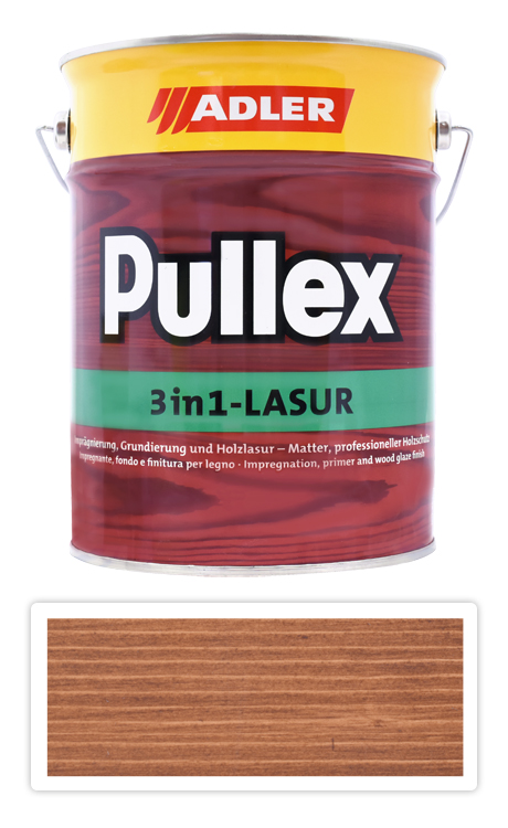ADLER Pullex 3in1 Lasur - tenkovrstvová impregnačná lazúra 4.5 l Orech 4435050049