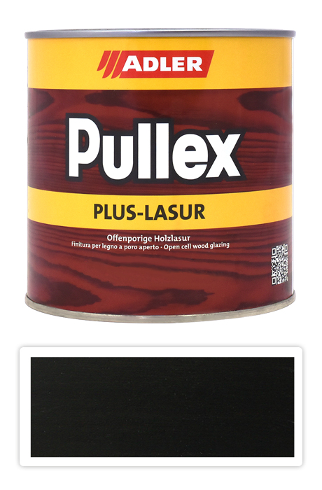 ADLER Pullex Plus Lasur - lazúra na ochranu dreva v exteriéri 0.75 l Kohle LW 06/5