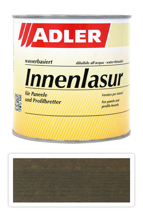 ADLER Innenlasur UV 100 - prírodná lazúra na drevo pre interiéry 0.75 l Grizzly ST 05/2