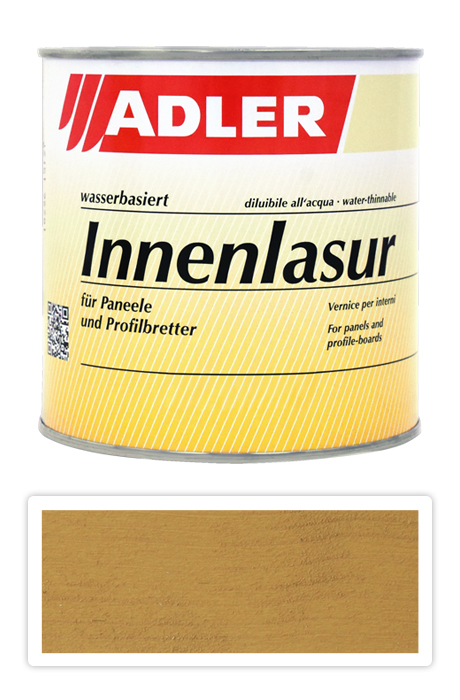 ADLER Innenlasur UV 100 - prírodná lazúra na drevo pre interiéry 0.75 l Heart Of Gold ST 01/2