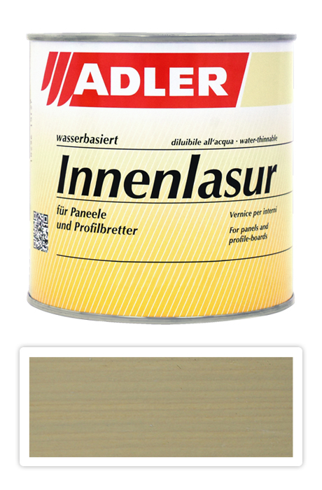 ADLER Innenlasur - vodou riediteľná lazúra na drevo pre interiéry 0.75 l Arktis LW 14/2