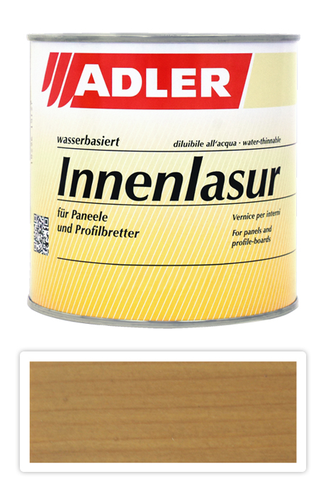 ADLER Innenlasur - vodou riediteľná lazúra na drevo pre interiéry 0.75 l Linde LW 11/3