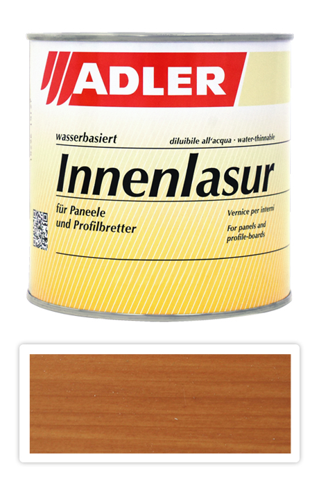 ADLER Innenlasur - vodou riediteľná lazúra na drevo pre interiéry 0.75 l Rustikal LW 10/3
