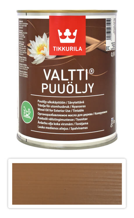 TIKKURILA Valtti wood oil - olej na terasy a nábytok 0.9 l Pihka 5051