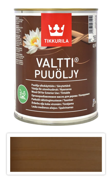TIKKURILA Valtti wood oil - olej na terasy a nábytok 0.9 l Ruoko 5070